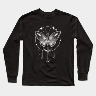 Magic Butterfly Tattoo Art Insect Gothic Long Sleeve T-Shirt